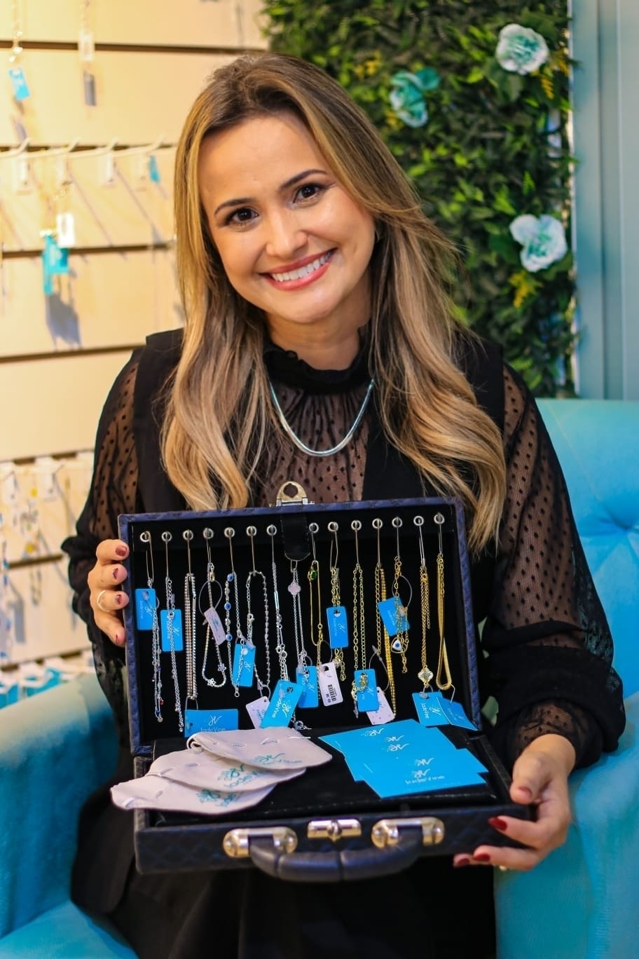 Foto da fundadora da Jadevine